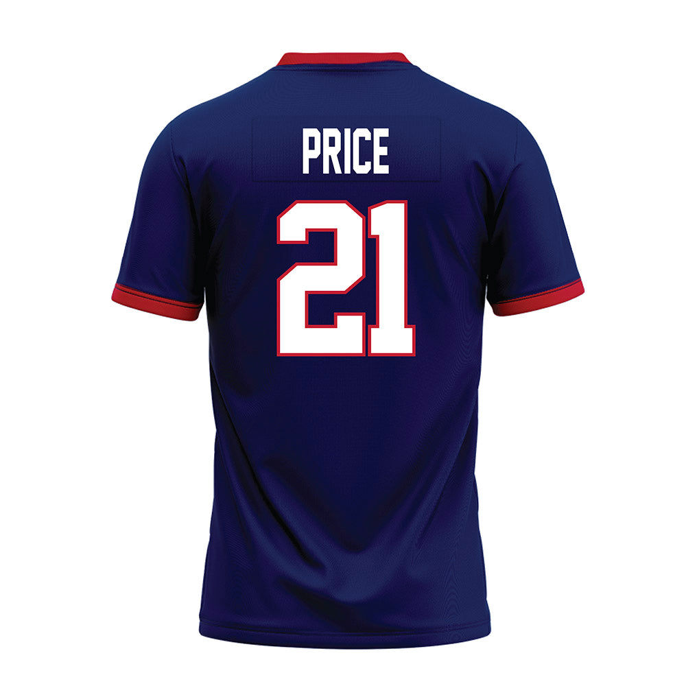 Arizona - NCAA Football : Johno Price - Blue Premium Football Jersey