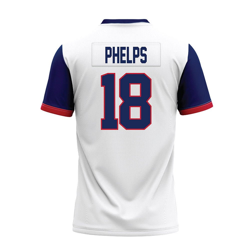 Arizona - NCAA Football : Brandon Phelps - White Premium Football Jersey-1