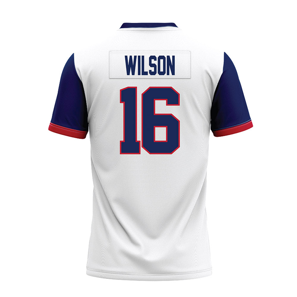 Arizona - NCAA Football : Riley Wilson - White Premium Football Jersey-1