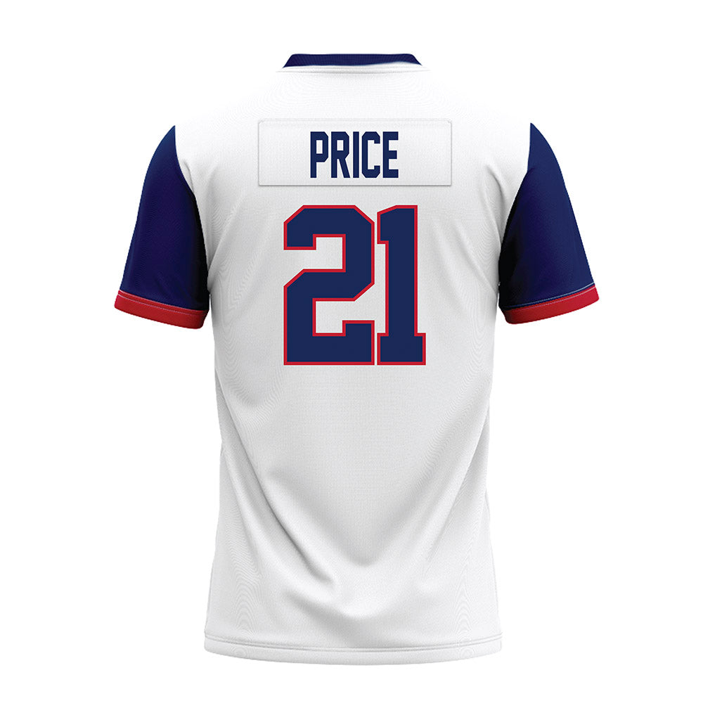 Arizona - NCAA Football : Johno Price - White Premium Football Jersey