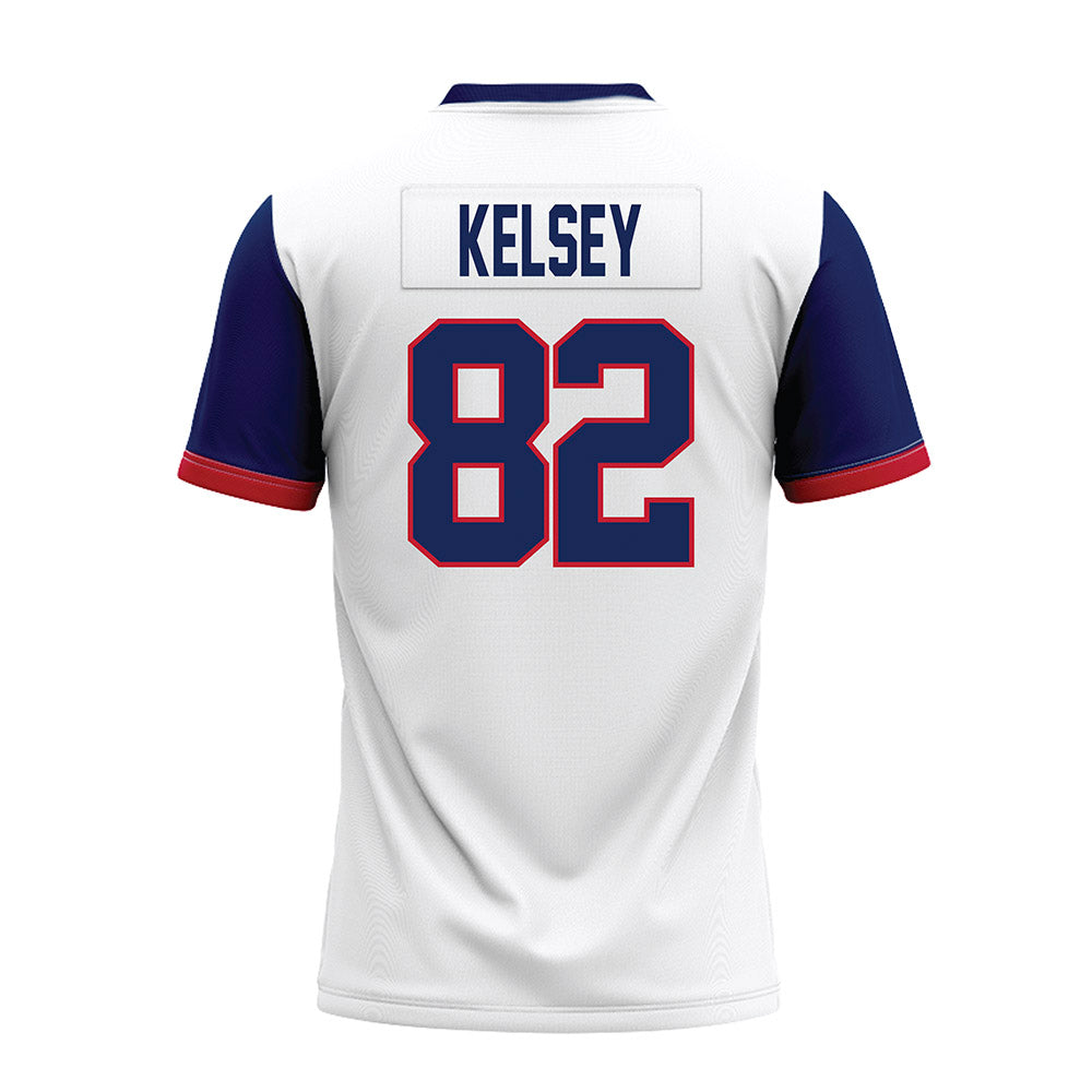 Arizona - NCAA Football : Landon Kelsey - White Premium Football Jersey-1