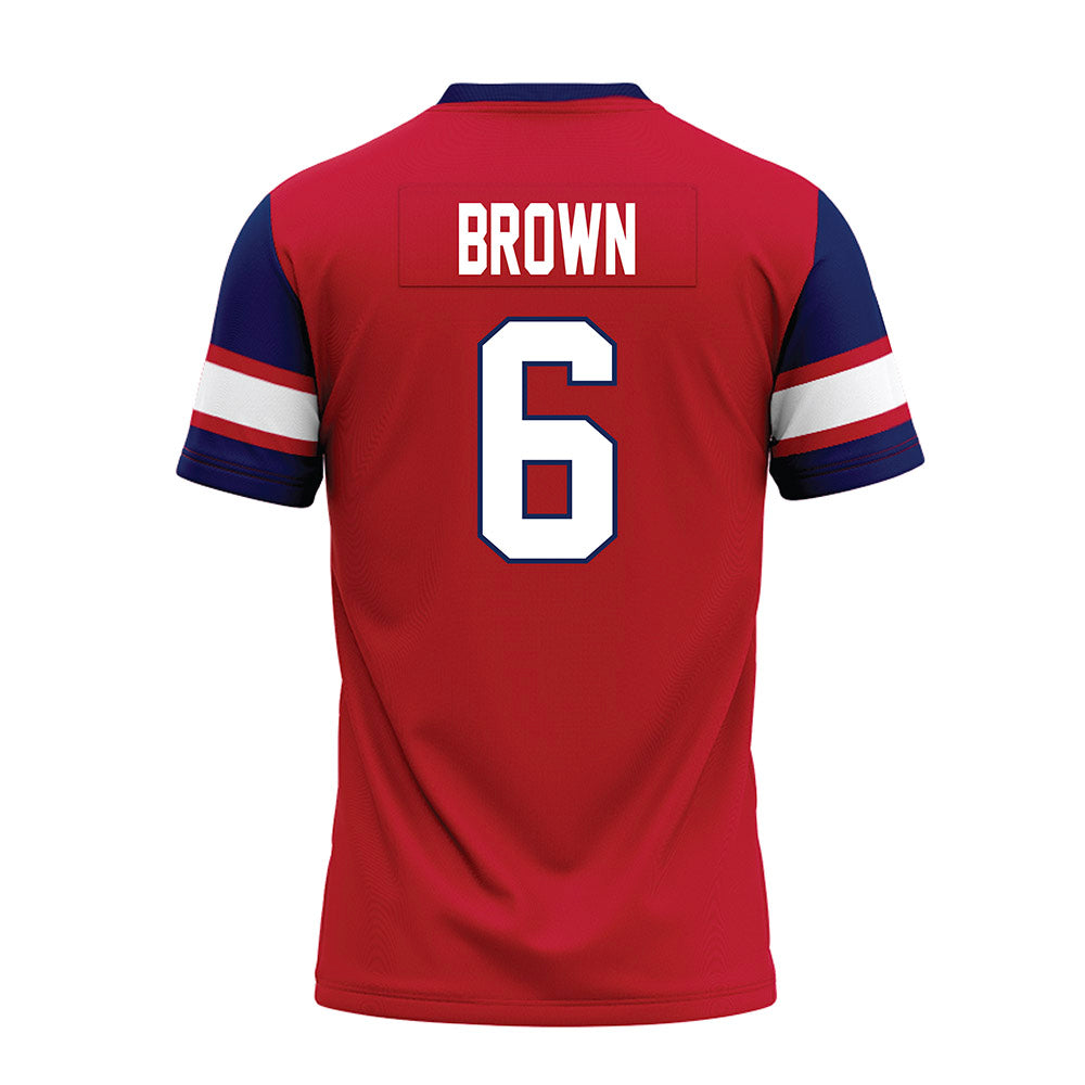 Arizona - NCAA Football : Taye Brown - Red Premium Football Jersey