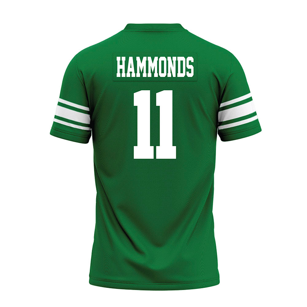 North Texas - NCAA Football : Quinton Hammonds - Green Premium Football Jersey-1