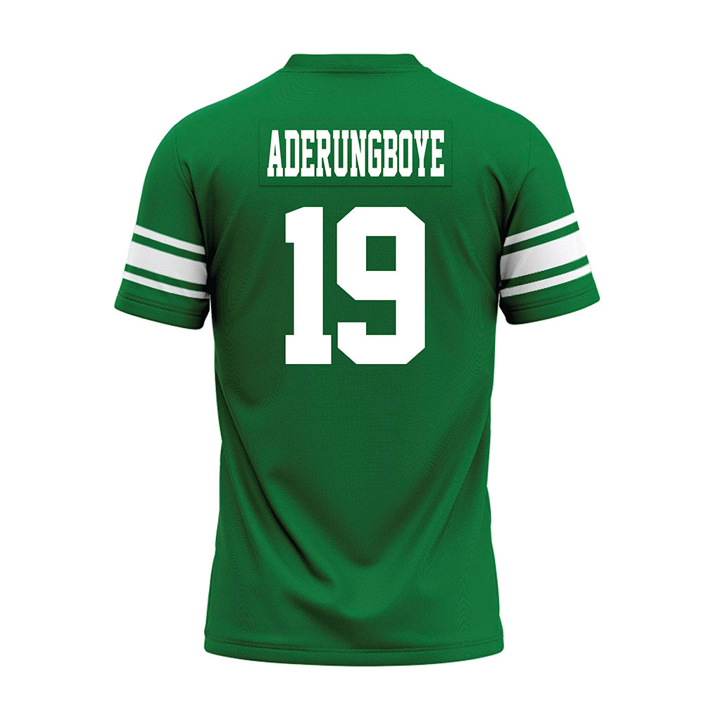 North Texas - NCAA Football : Victor Aderungboye - Green Premium Football Jersey