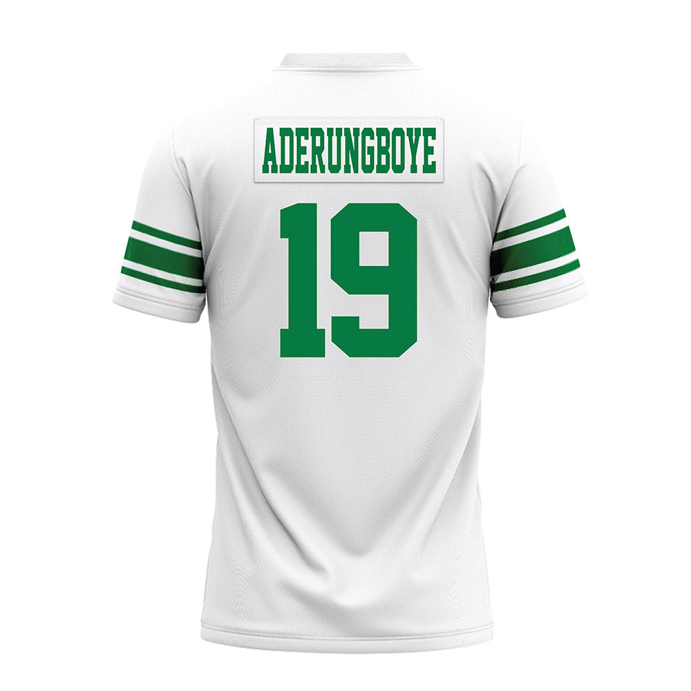 North Texas - NCAA Football : Victor Aderungboye - White Premium Football Jersey