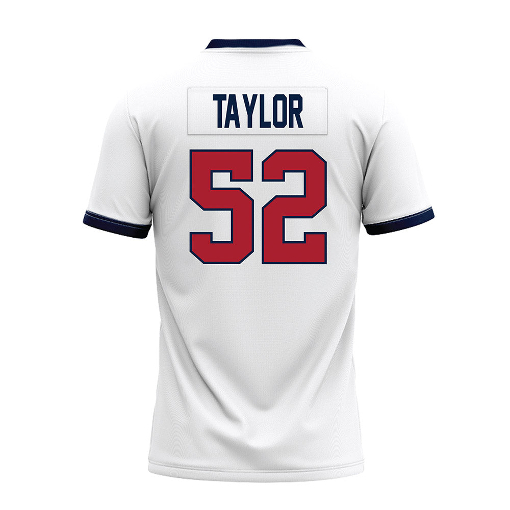 Liberty - NCAA Football : Jacob Taylor - White Premium Football Jersey-1