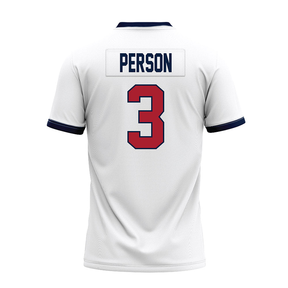 Liberty - NCAA Football : Jamari Person - White Premium Football Jersey-1