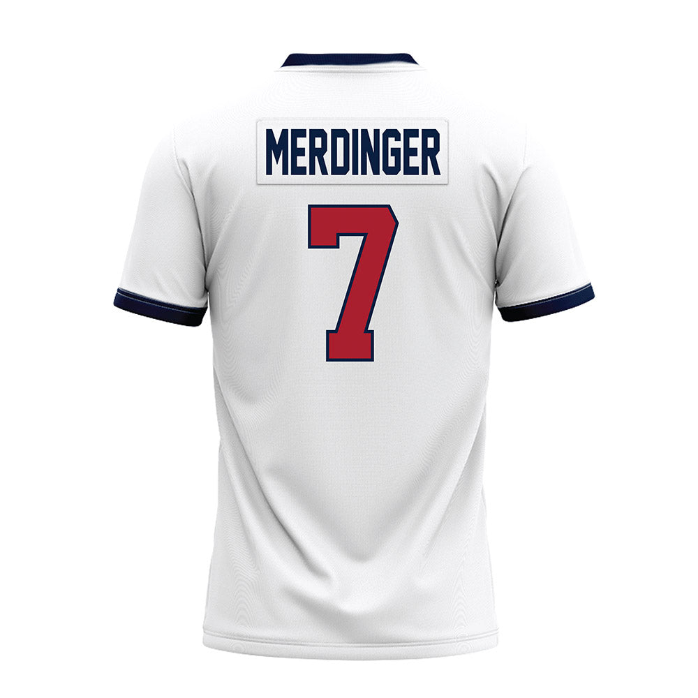 Liberty - NCAA Football : Michael Merdinger - White Premium Football Jersey-1