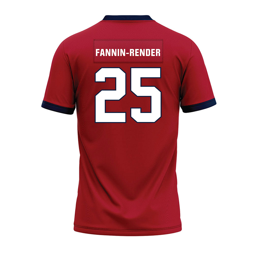 Liberty - NCAA Football : Malachi Fannin-Render - Red Premium Football Jersey-1
