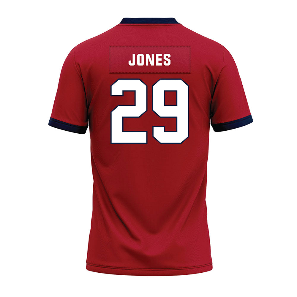 Liberty - NCAA Football : Akhori Jones - Red Premium Football Jersey-1