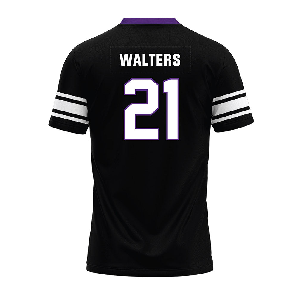 Northwestern - NCAA Football : Damon Walters - Black Premium Football Jersey