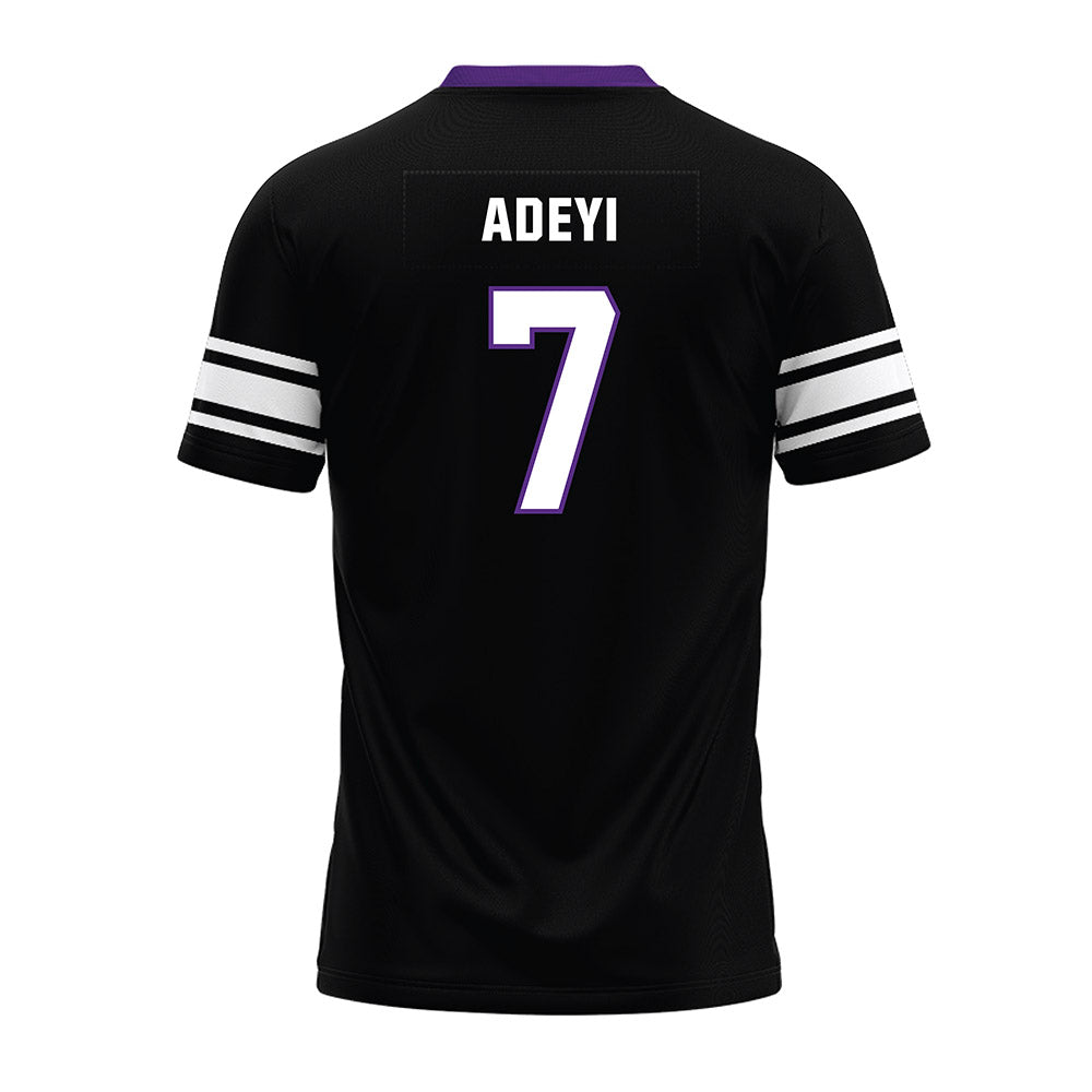 Northwestern - NCAA Football : Ore Adeyi - Black Premium Football Jersey