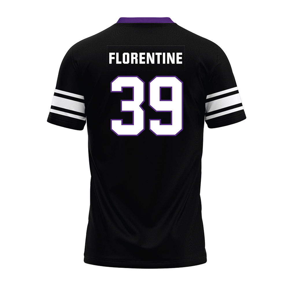 Northwestern - NCAA Football : Jack Florentine - Black Premium Football Jersey