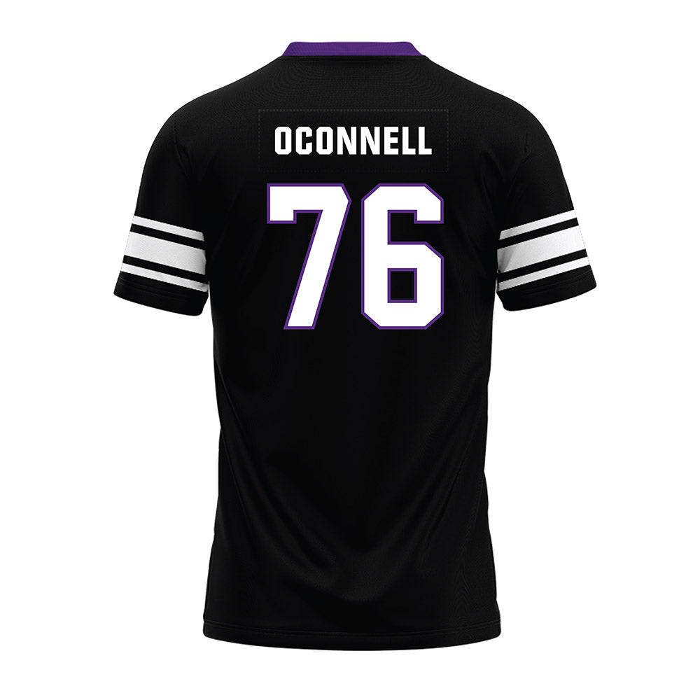 Northwestern - NCAA Football : Michael OConnell - Black Premium Football Jersey-1
