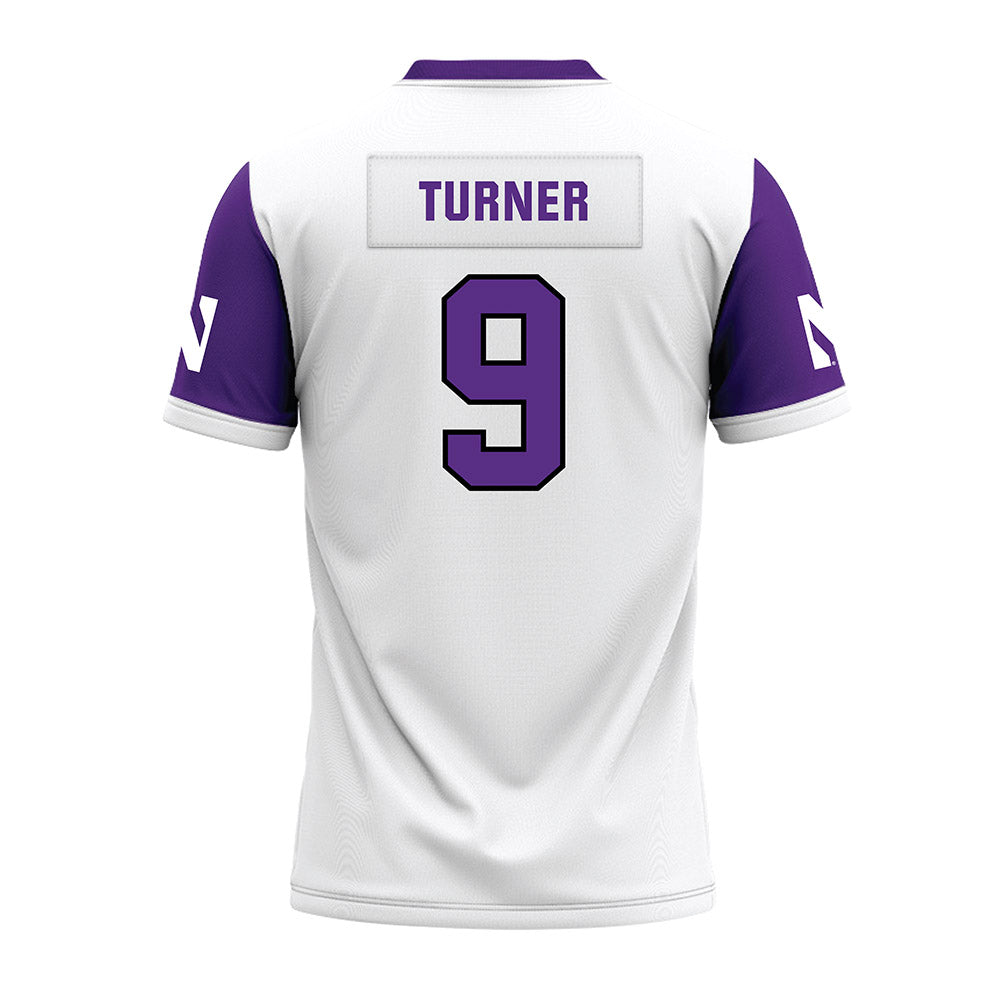 Northwestern - NCAA Football : Braden Turner - White Premium Football Jersey