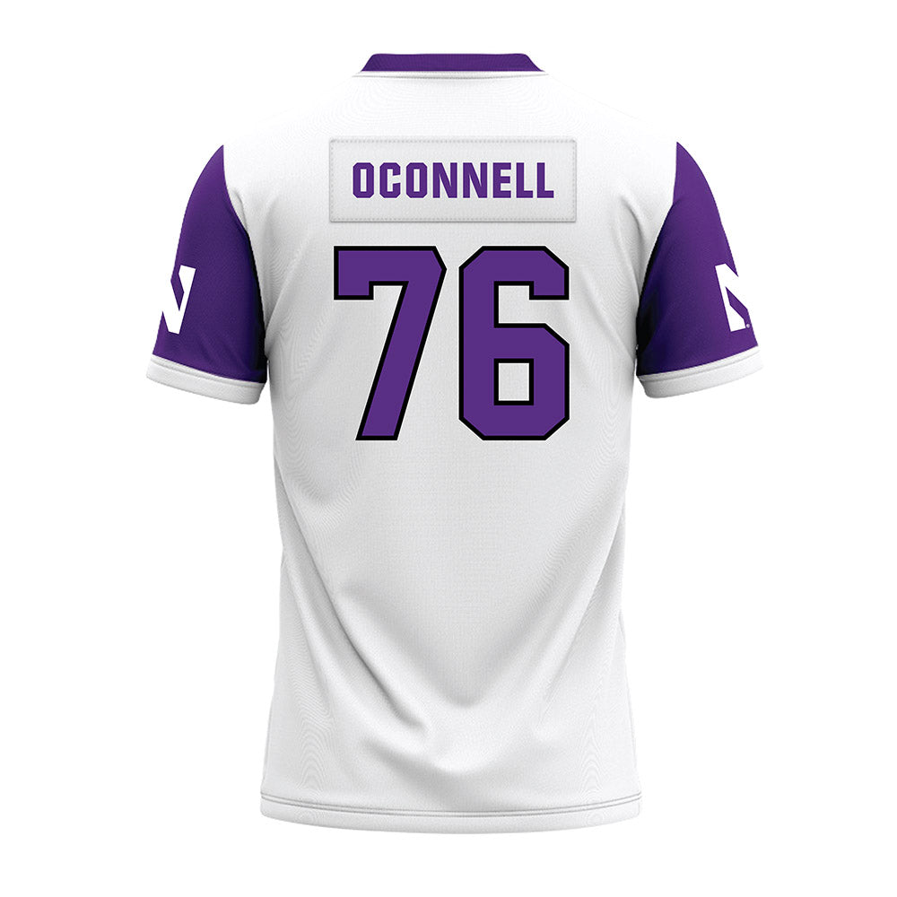 Northwestern - NCAA Football : Michael OConnell - White Premium Football Jersey-1