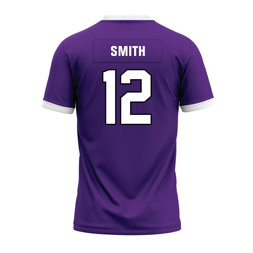 Northwestern - NCAA Football : Evan Smith - Purple Premium Football Jersey