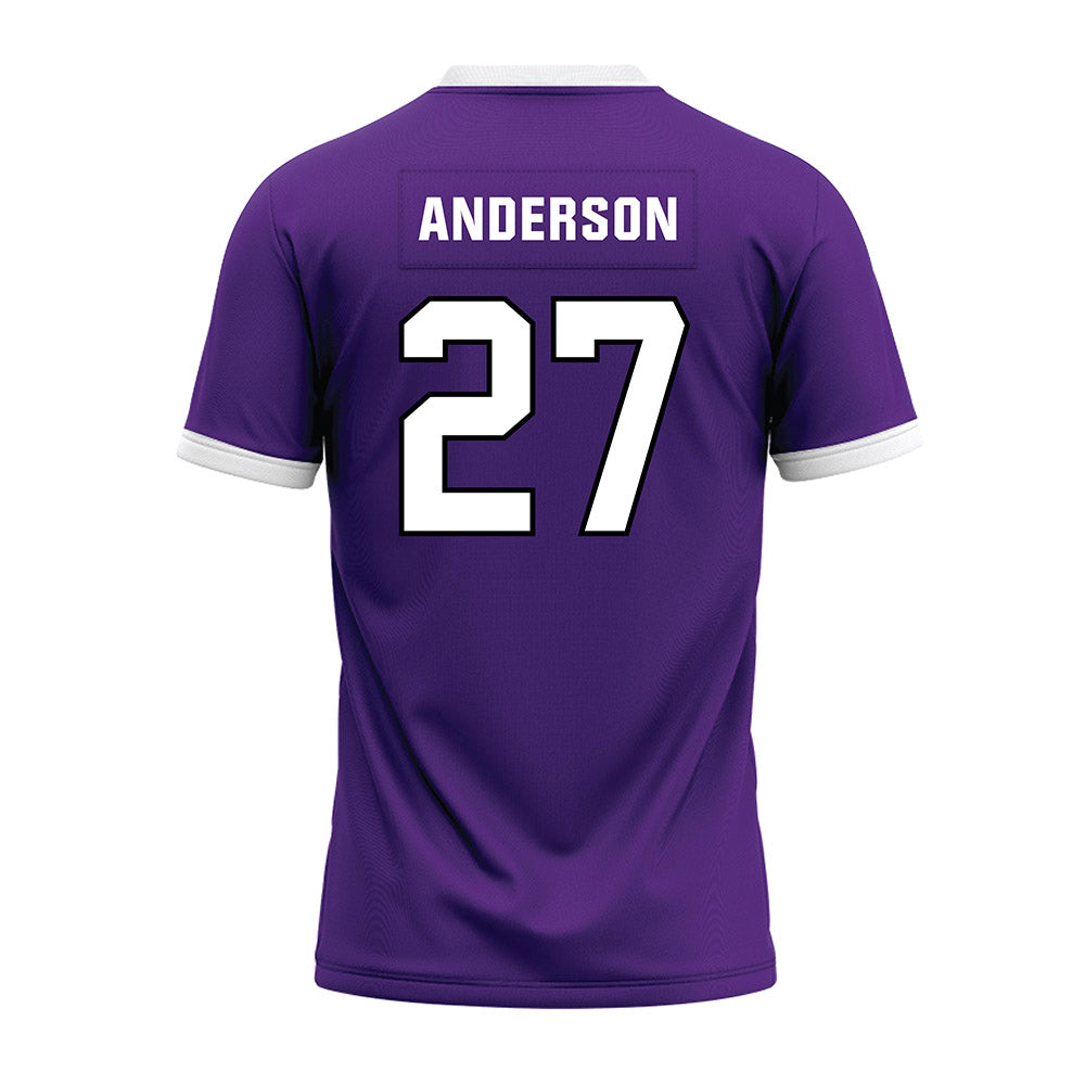 Northwestern - NCAA Football : Daniel Anderson - Purple Premium Football Jersey-1