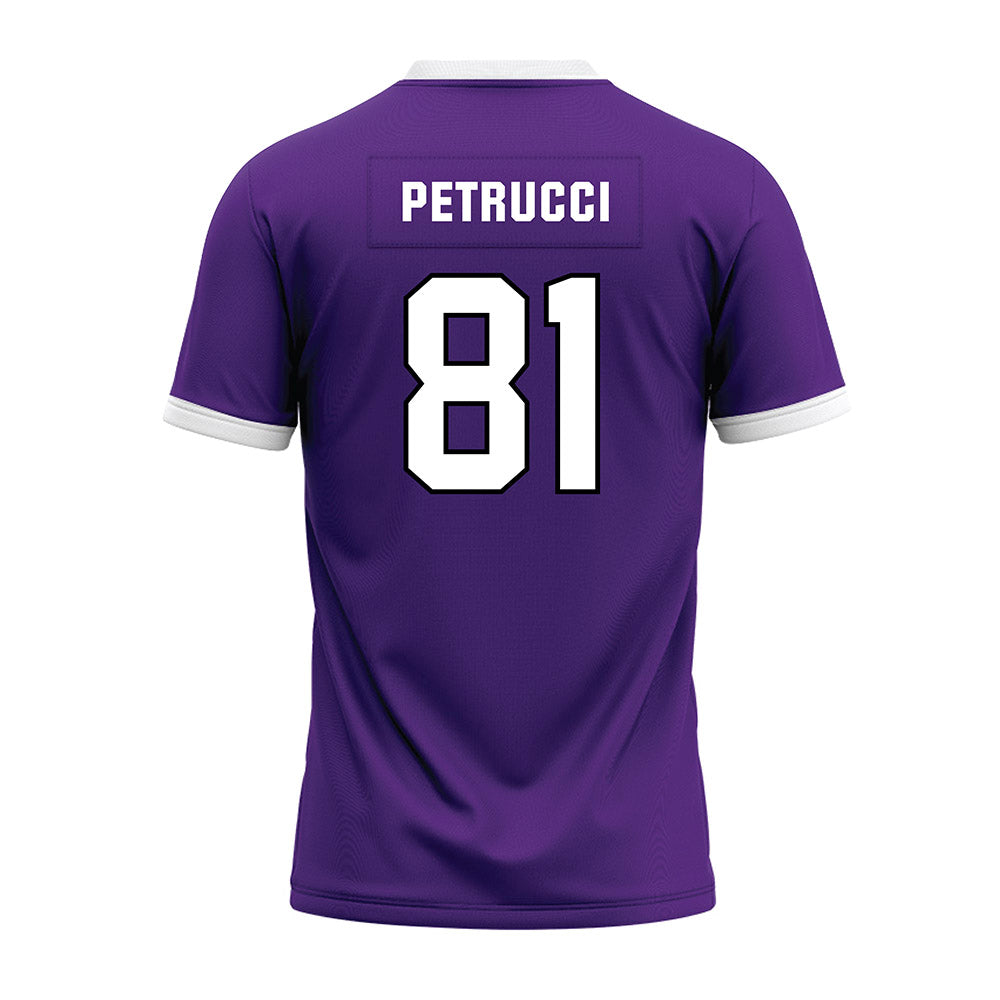 Northwestern - NCAA Football : Christopher Petrucci - Purple Premium Football Jersey