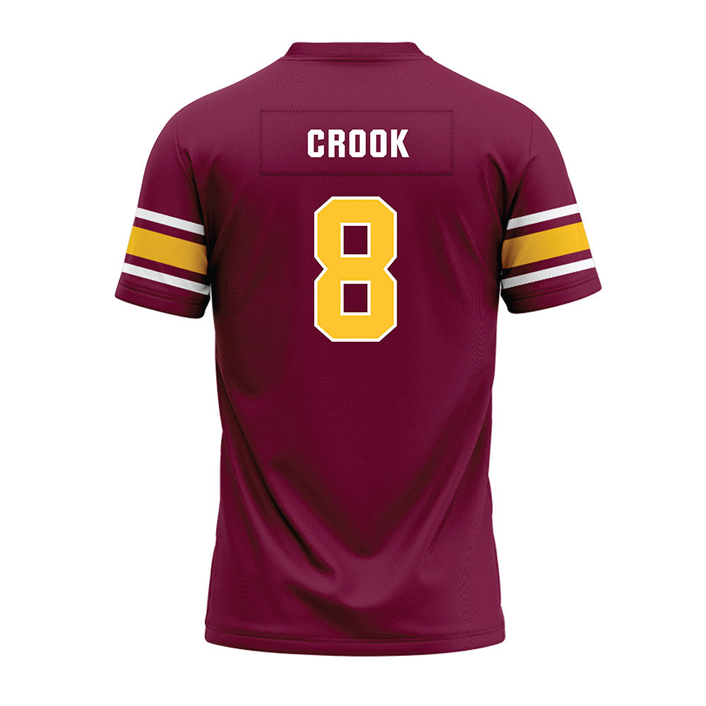 Arizona State - NCAA Football : Jordan Crook - Maroon Premium Football Jersey