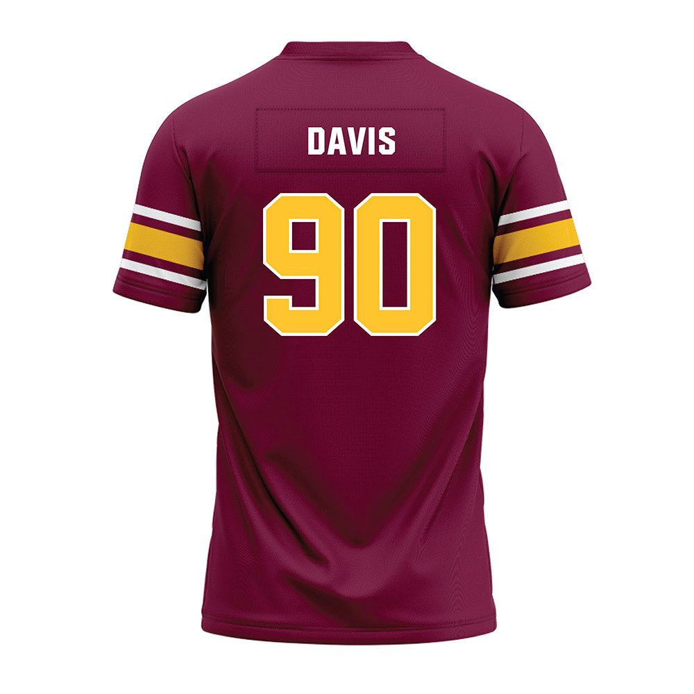 Arizona State - NCAA Football : Cade Davis - Maroon Premium Football Jersey-1