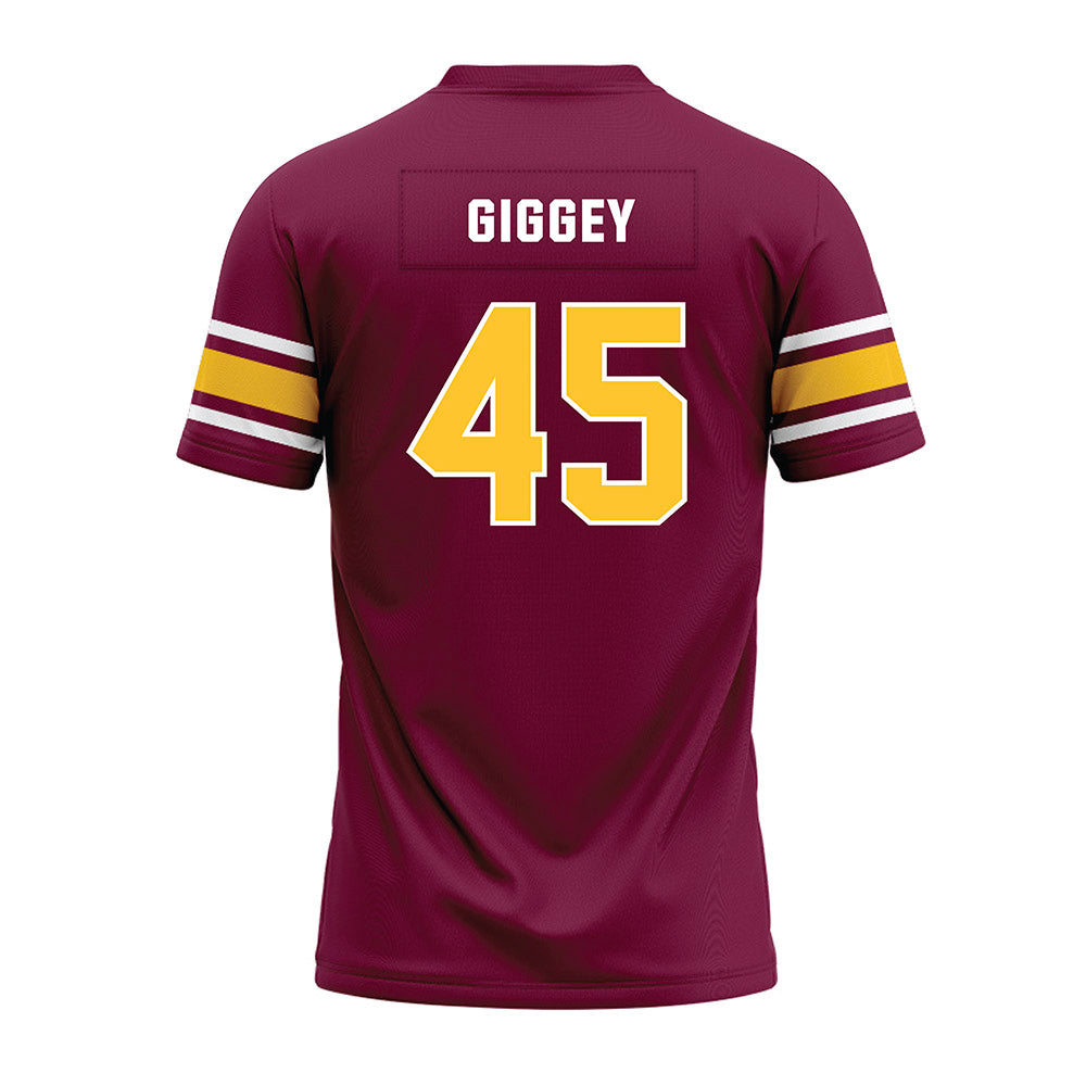 Arizona State - NCAA Football : James Giggey - Maroon Premium Football Jersey
