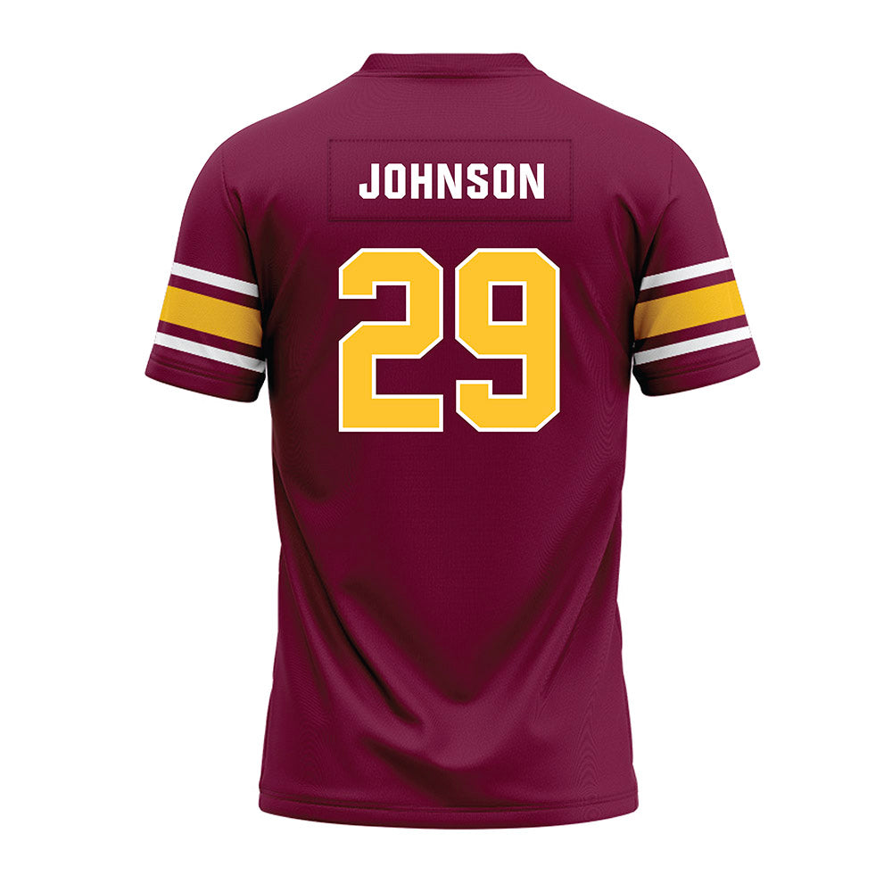 Arizona State - NCAA Football : Plas Johnson - Maroon Premium Football Jersey