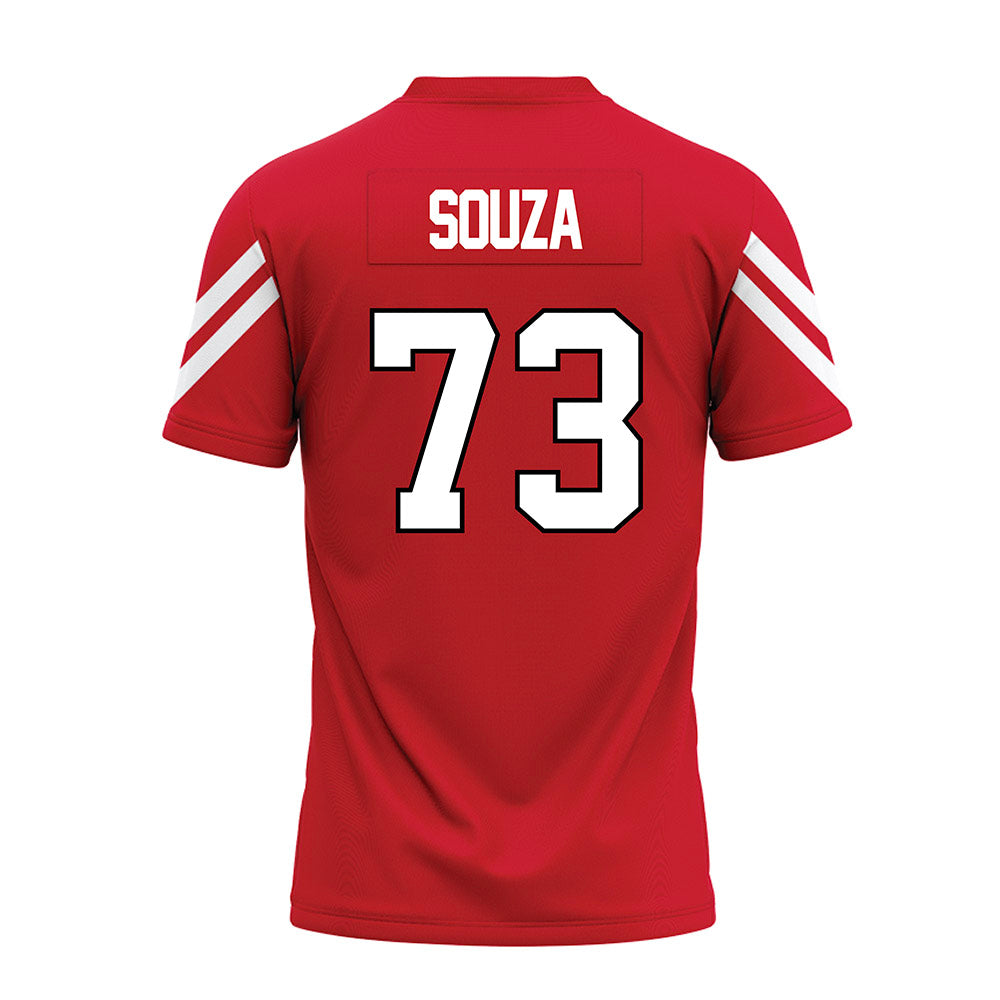Marist - NCAA Football : Parish Souza - Red Premium Football Jersey-1
