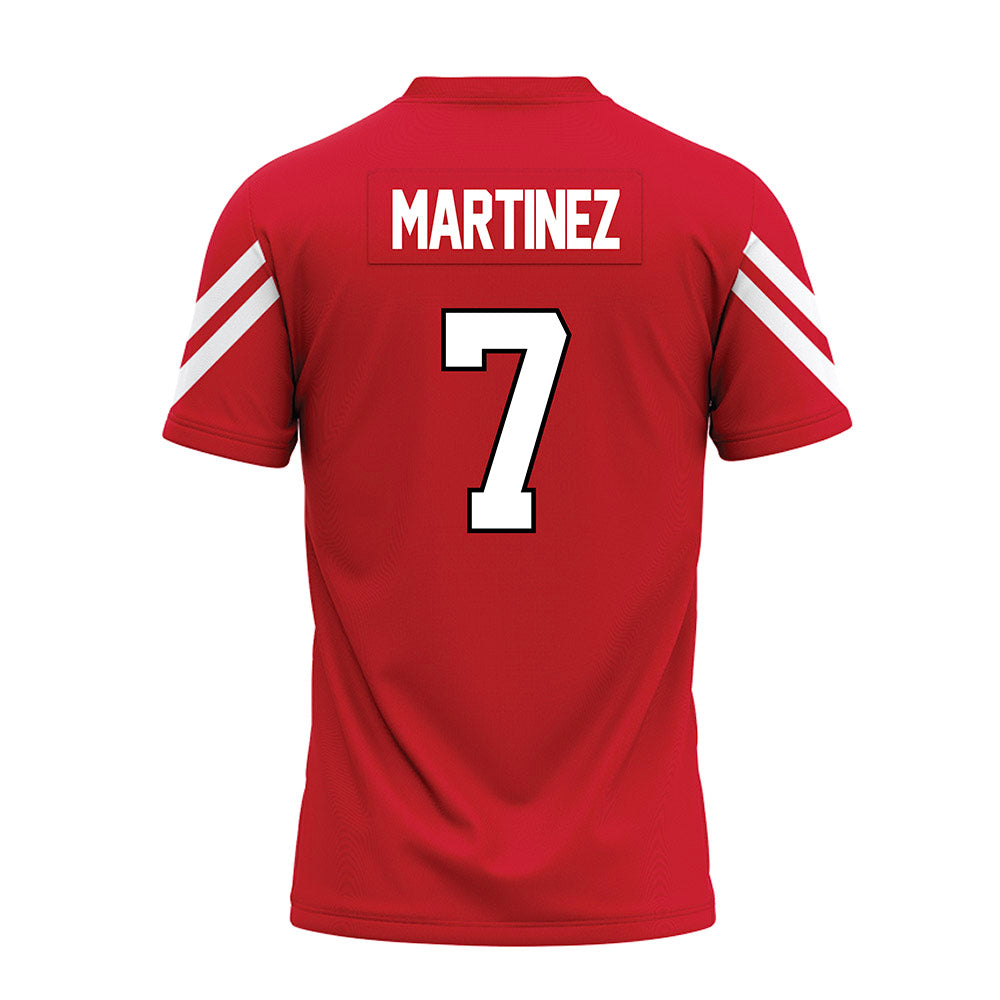 Marist - NCAA Football : Lance Martinez - Red Premium Football Jersey-1