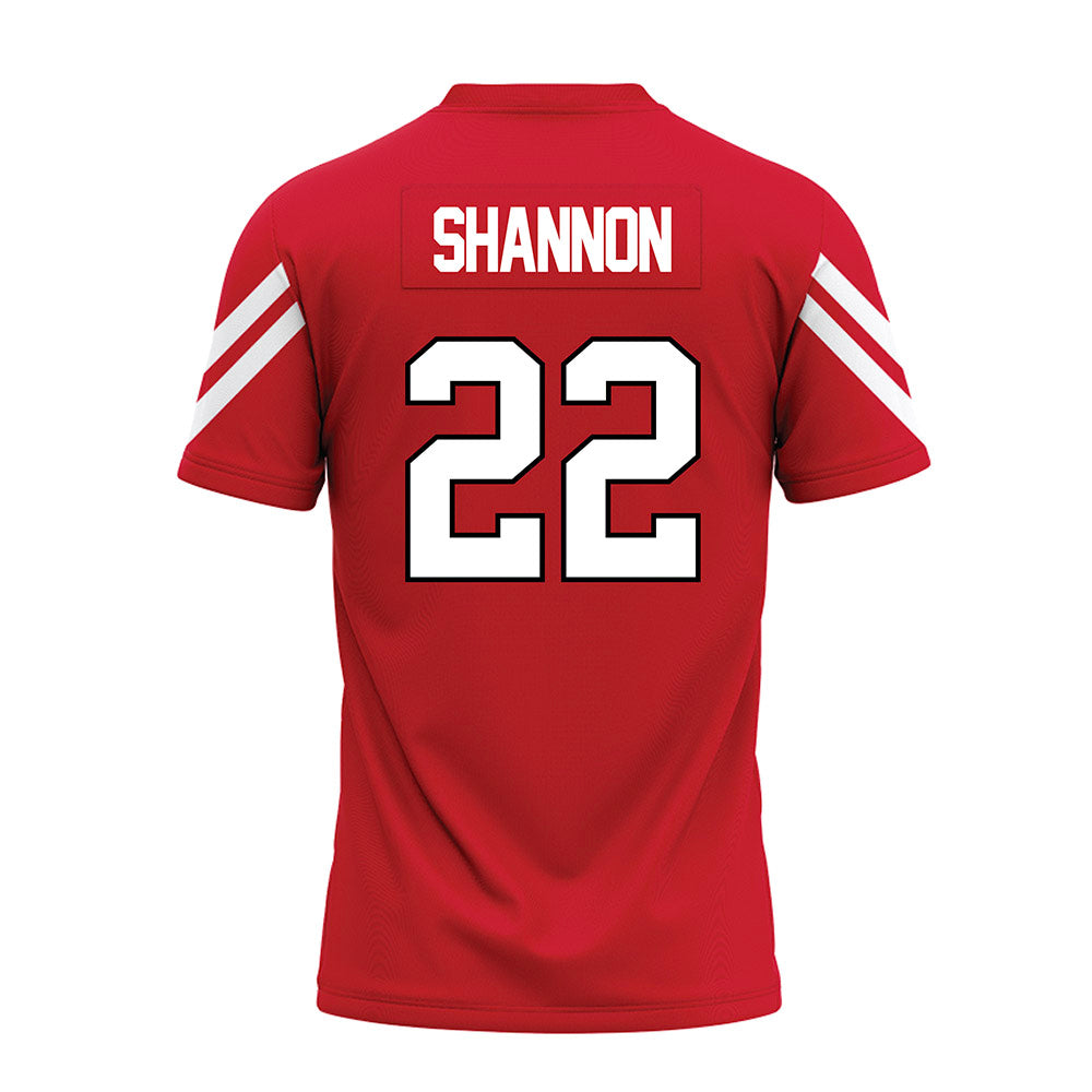 Marist - NCAA Football : Tristan Shannon - Red Premium Football Jersey-1