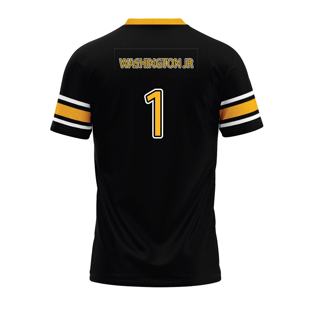 Kennesaw - NCAA Football : JeRico Washington Jr - Black Premium Football Jersey-1