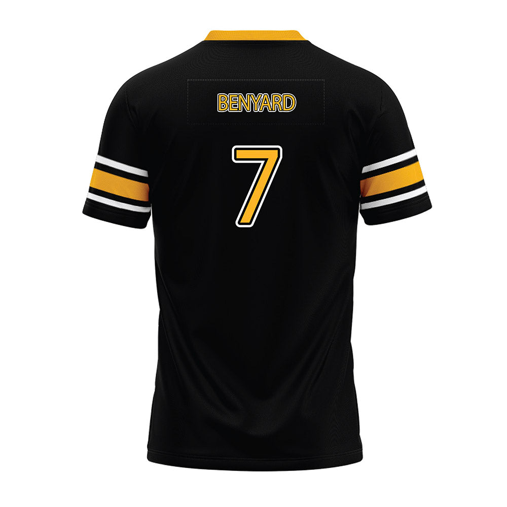Kennesaw - NCAA Football : Garland Benyard - Black Premium Football Jersey-1