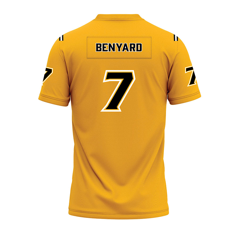 Kennesaw - NCAA Football : Garland Benyard - Gold Premium Football Jersey-1