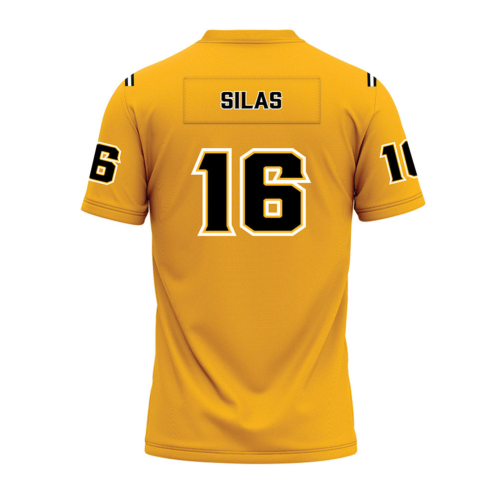 Kennesaw - NCAA Football : Juan Silas - Gold Premium Football Jersey-1