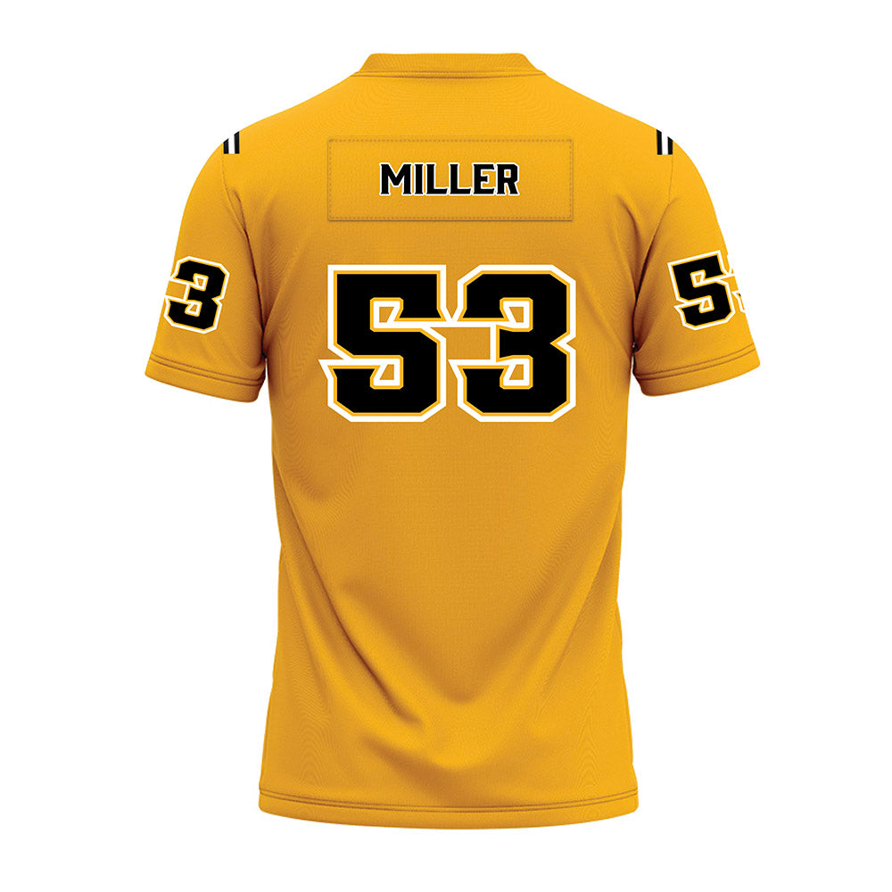 Kennesaw - NCAA Football : AJ Miller - Gold Premium Football Jersey-1