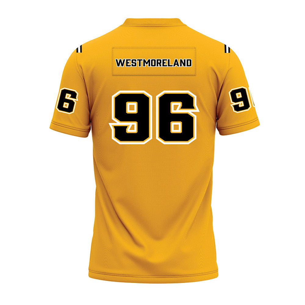 Kennesaw - NCAA Football : Donovan Westmoreland - Gold Premium Football Jersey-1
