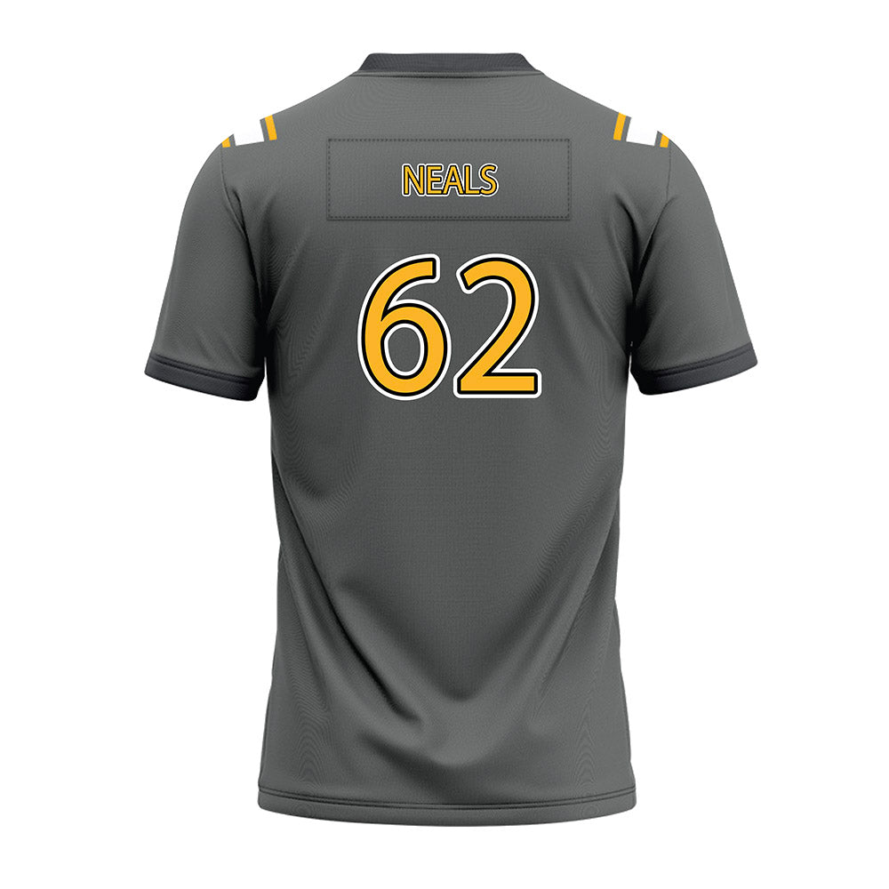 Kennesaw - NCAA Football : Darius Neals - Dark Grey Premium Football Jersey-1
