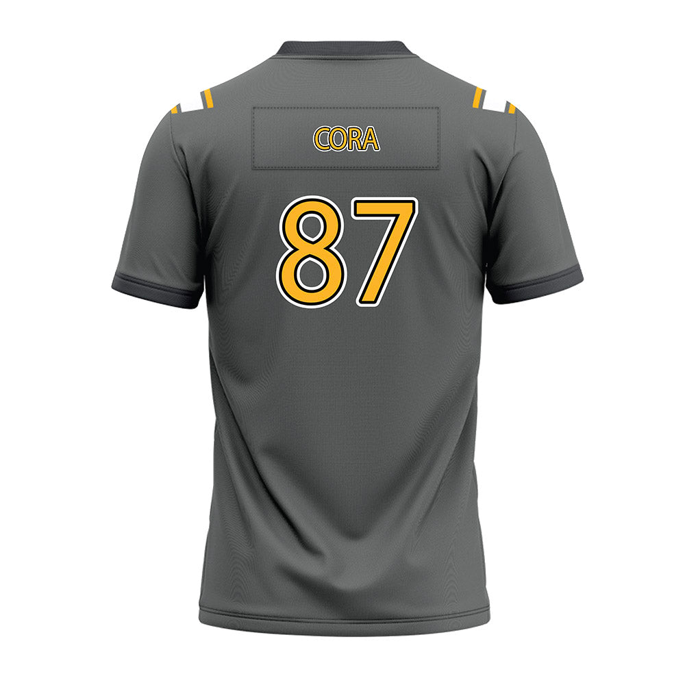 Kennesaw - NCAA Football : Jayce Cora - Dark Grey Premium Football Jersey-1