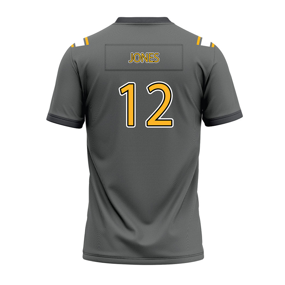 Kennesaw - NCAA Football : Kody Jones - Dark Grey Premium Football Jersey-1