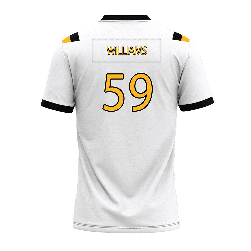 Kennesaw - NCAA Football : Jamiel Williams - White Premium Football Jersey-1