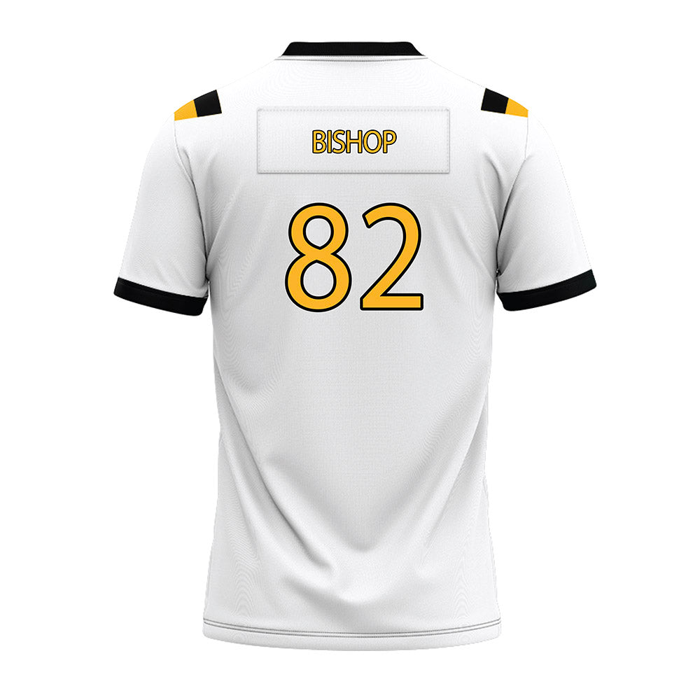 Kennesaw - NCAA Football : Christian Bishop - White Premium Football Jersey-1