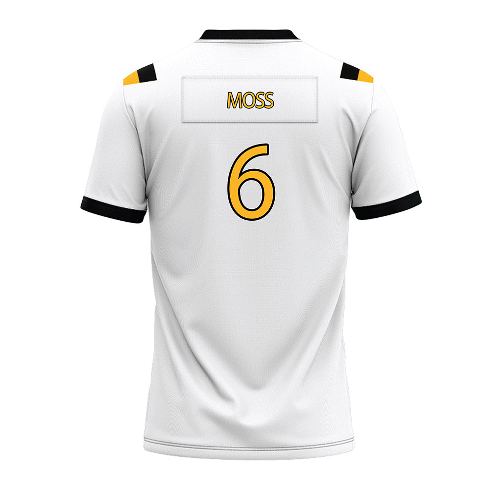 Kennesaw - NCAA Football : Christian Moss - White Premium Football Jersey