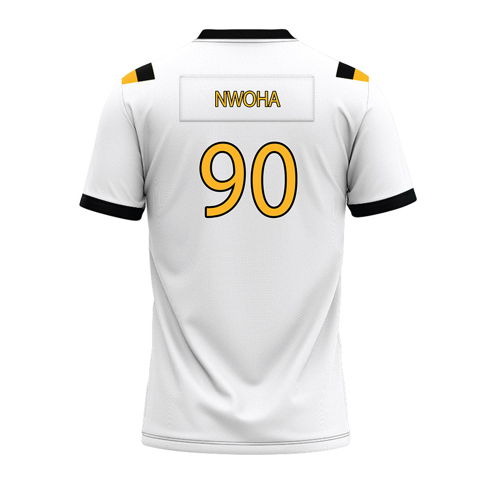 Kennesaw - NCAA Football : Ugonna Nwoha - White Premium Football Jersey-1