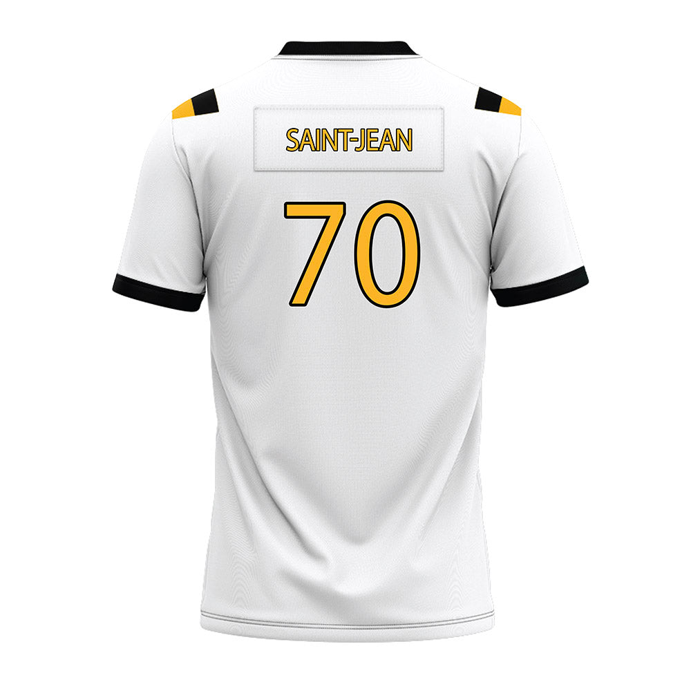 Kennesaw - NCAA Football : Chrisdasson Saint-Jean - White Premium Football Jersey-1