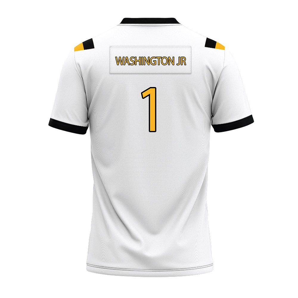 Kennesaw - NCAA Football : JeRico Washington Jr - White Premium Football Jersey-1