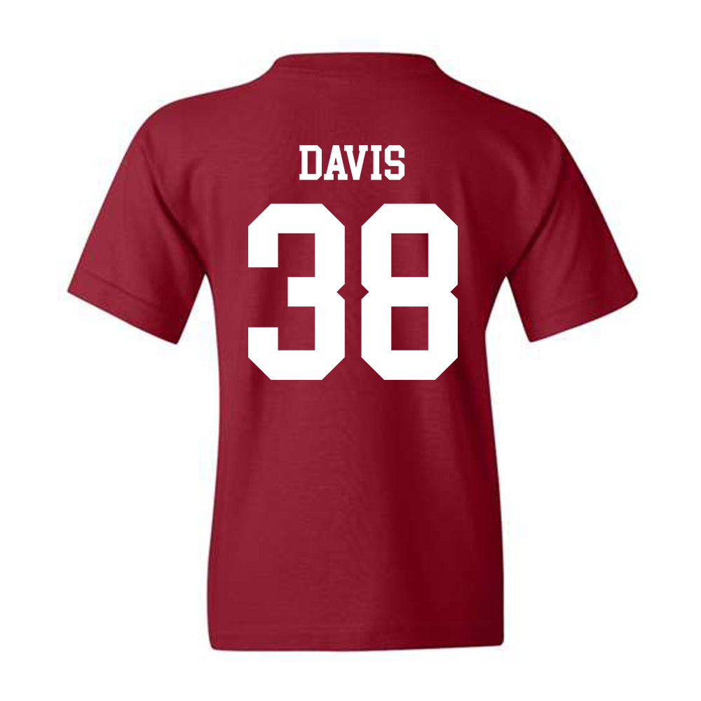 Alabama - Football Alumni : Johnny Davis - Classic Shersey Youth T-Shirt