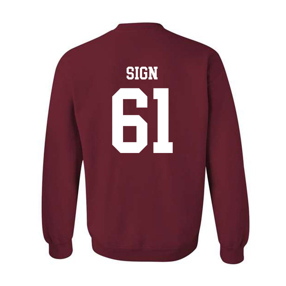 Alabama - Football Alumni : Christopher Sign - Crewneck Sweatshirt