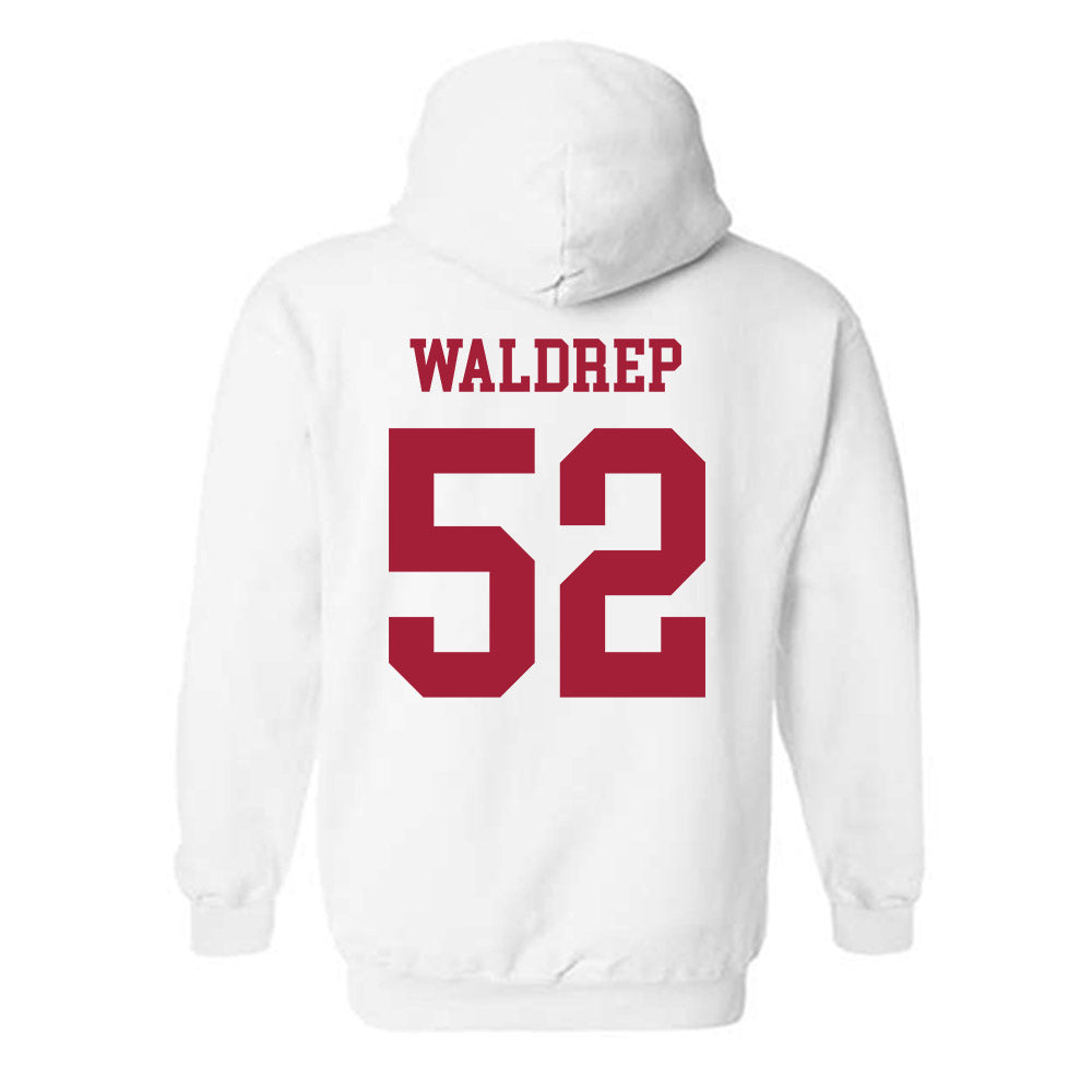 Alabama - NCAA Football : Mal Waldrep - Vintage Shersey Hooded Sweatshirt-1