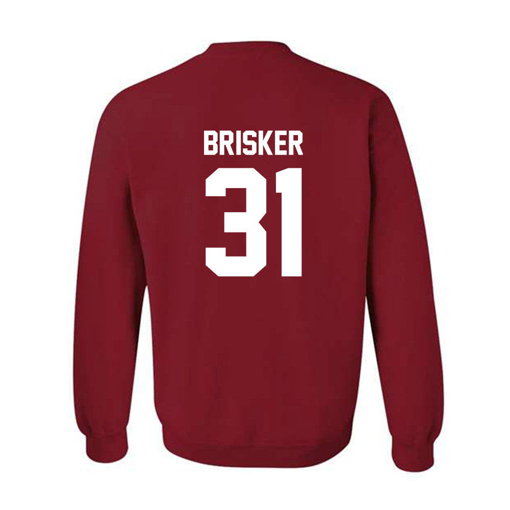 Arkansas - NCAA Football : Blake Brisker - Sports Shersey Crewneck Sweatshirt-1