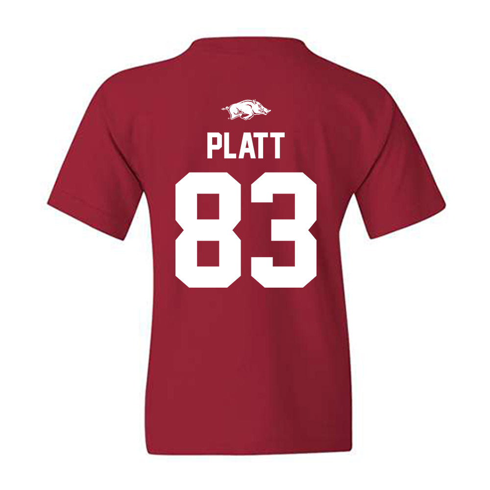 Arkansas - NCAA Football : Jaden Platt - Classic Shersey Youth T-Shirt-1